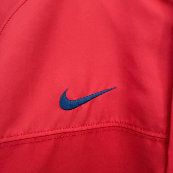 Nike Manchester United Jacket Men S Red Full Zip Windbreaker Line Football Logo - Picture 11 of 14